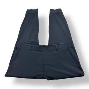 UNRL Golf Mens Chino Pants Charcoal Grey Stretch XL 37-39 Tall Inseam 38x32
